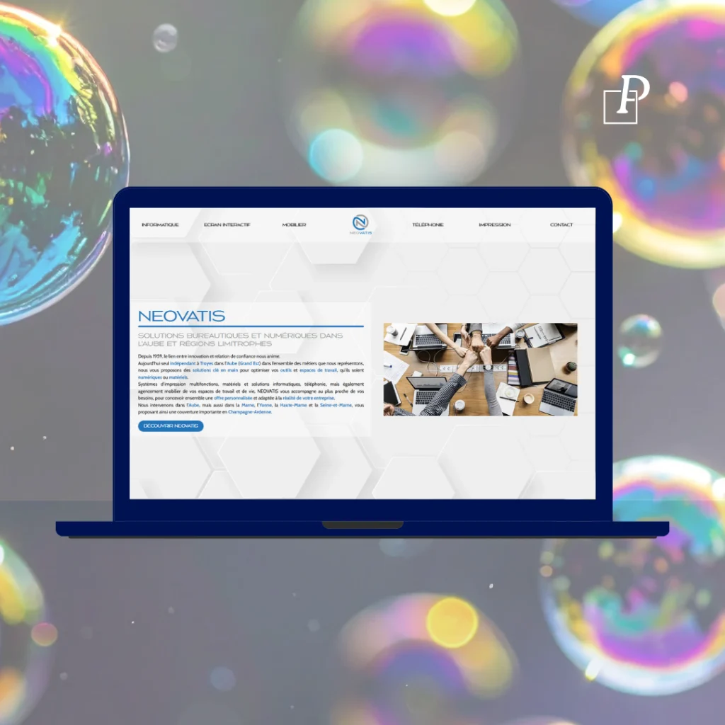 Site SEO de Neovatis par Lauriane Paslawski
