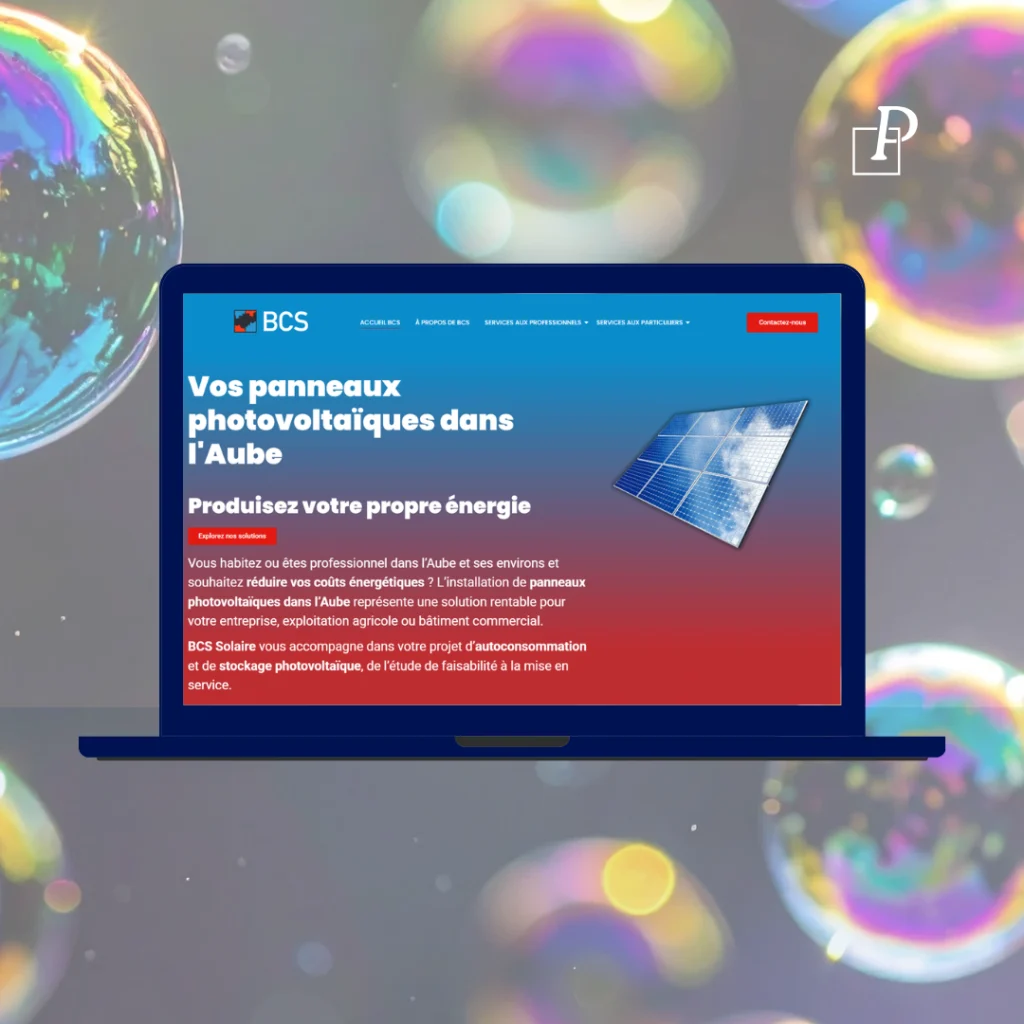 Site de BCS solaire, SEO par Lauriane Paslawski
